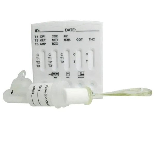 10 in 1 Saliva Drug Testing Kits (£6.60/test - 25 per pack)