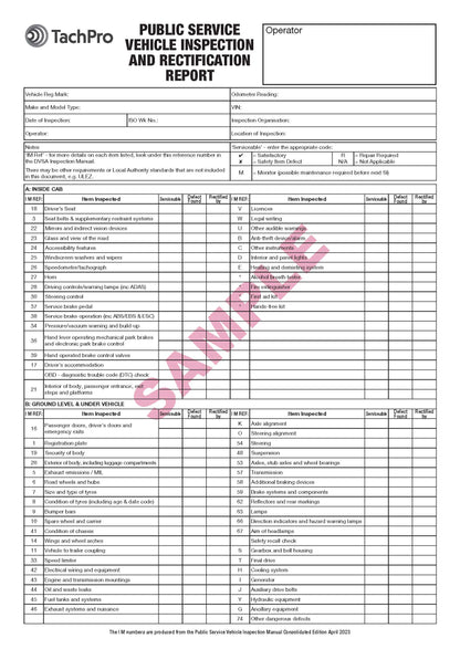 PSV Inspection & Maintenance Pad